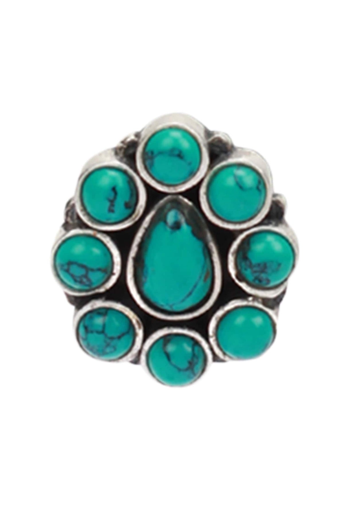 Floral Stone Studs