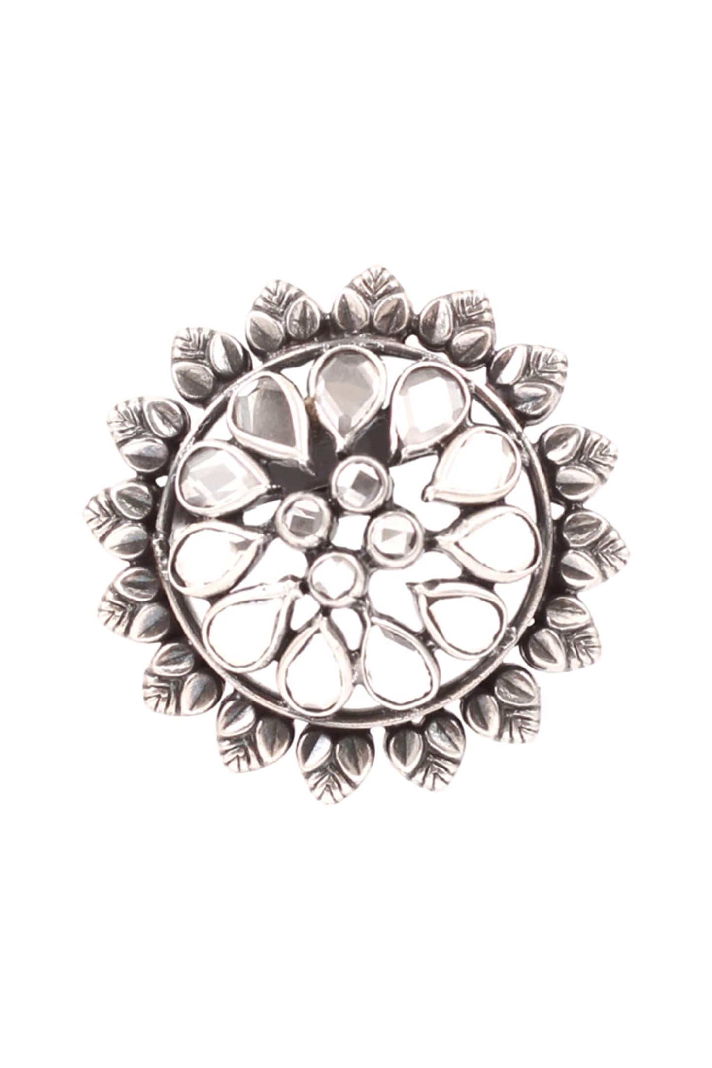 Floral Stone Studs