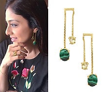 Gold plated Pine Earrings
