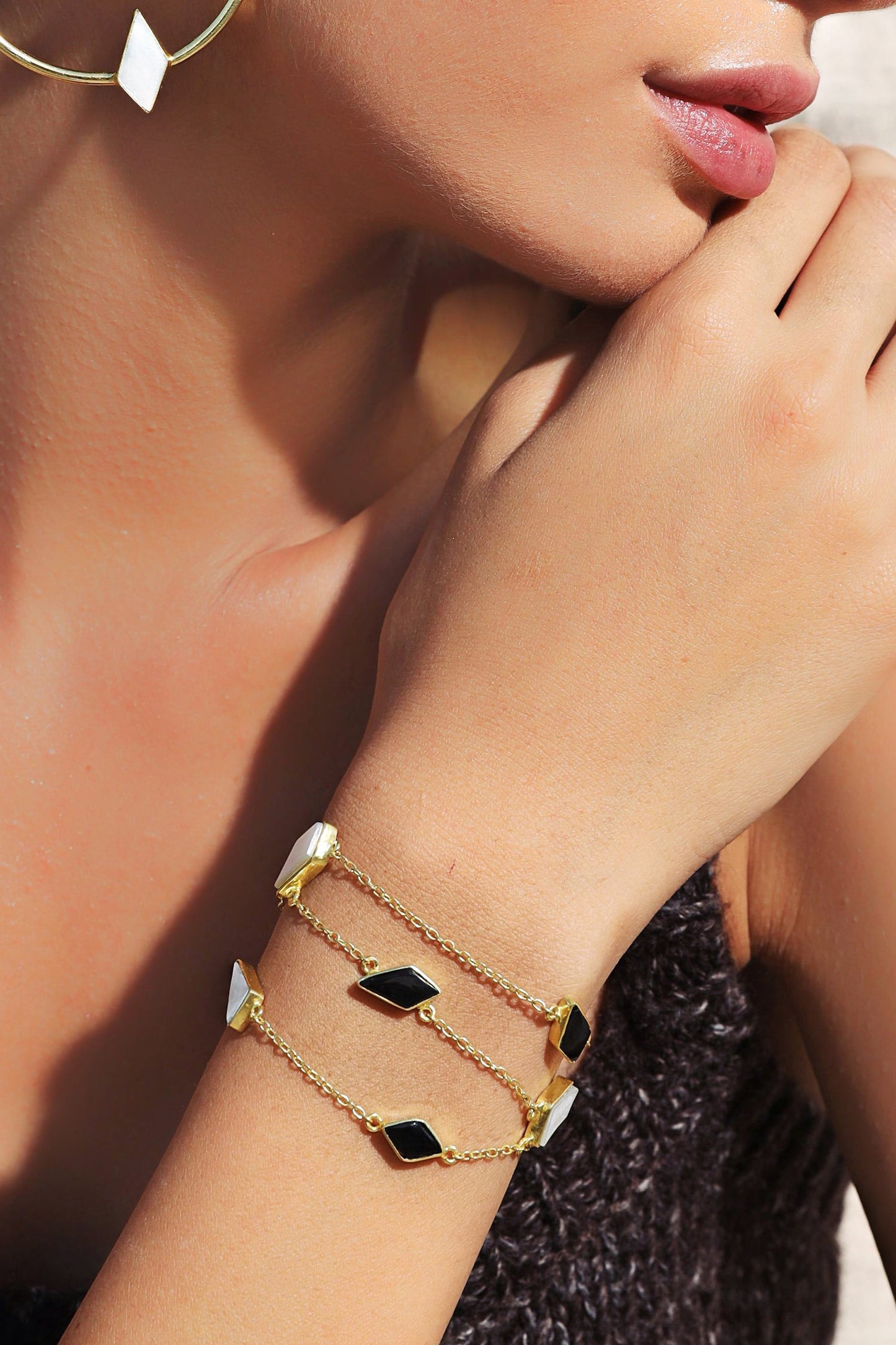 Sporadic Handmade Chain Bracelet