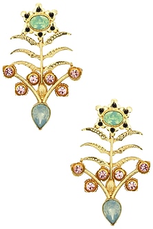 Rose Gold Plated Gulaab Earrings