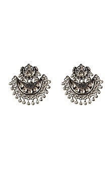 Black Rhodium Finish Earrings