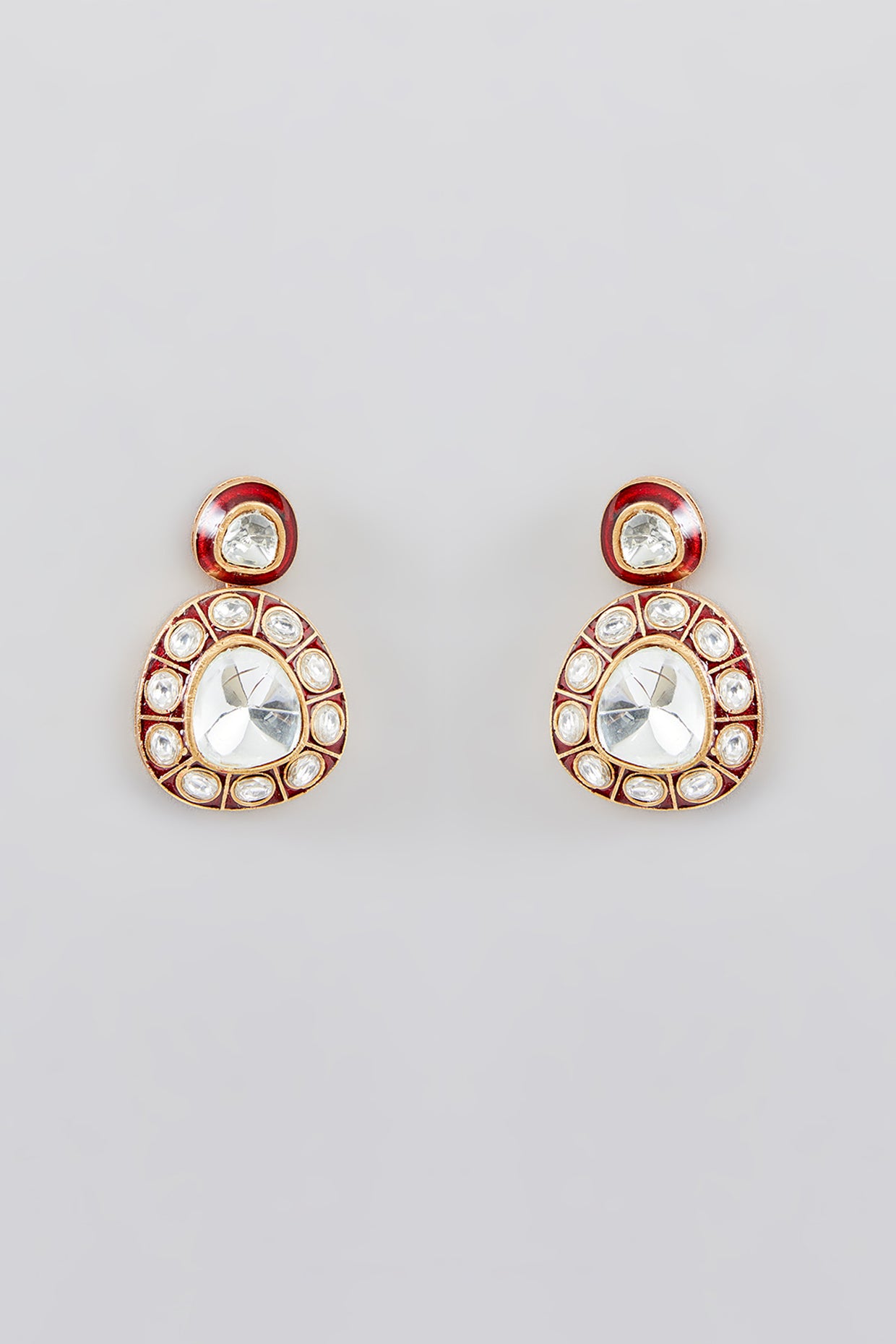 Natasha Meenakari Polki Set