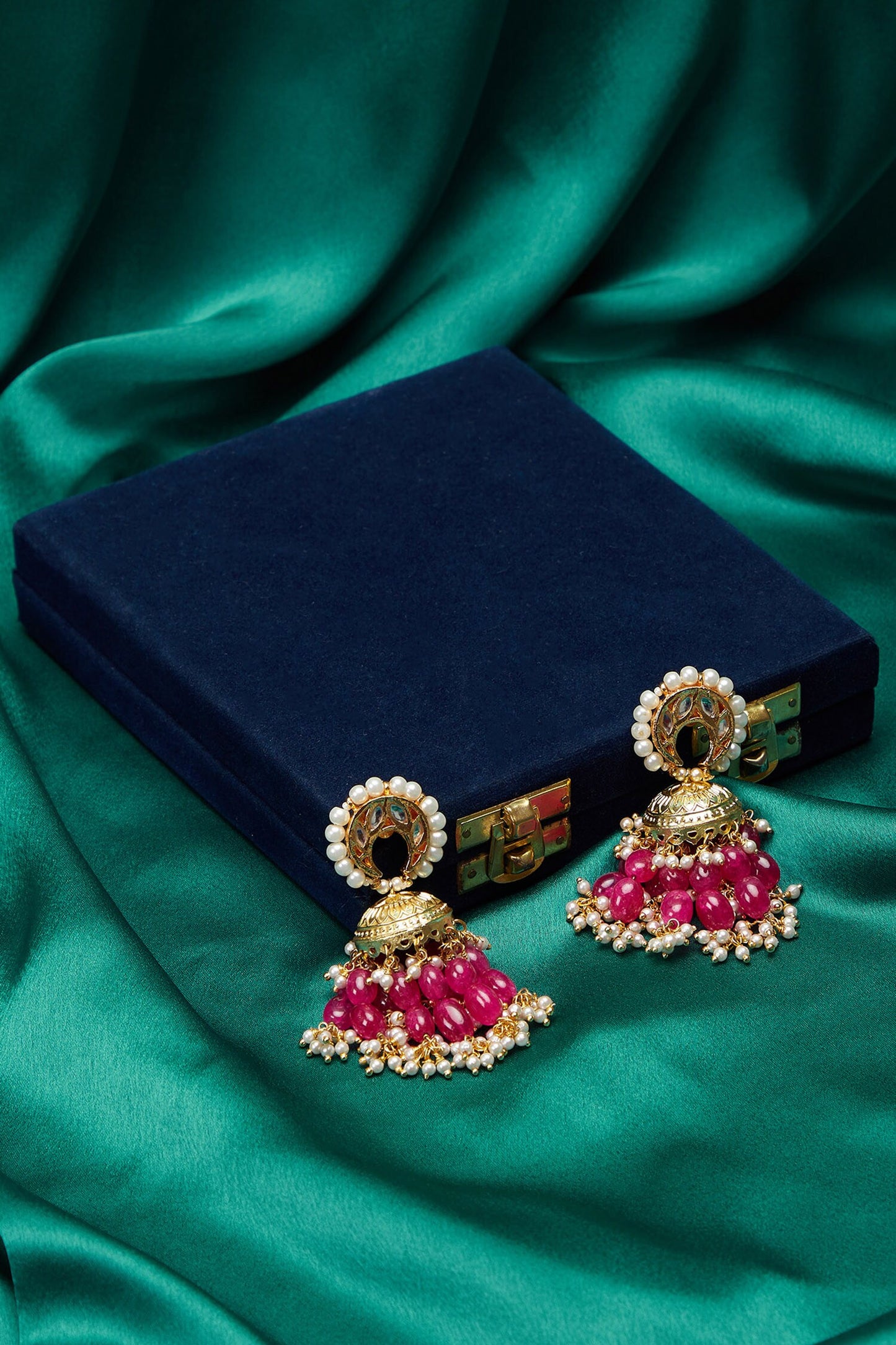 Jhumka chandbali earrings 