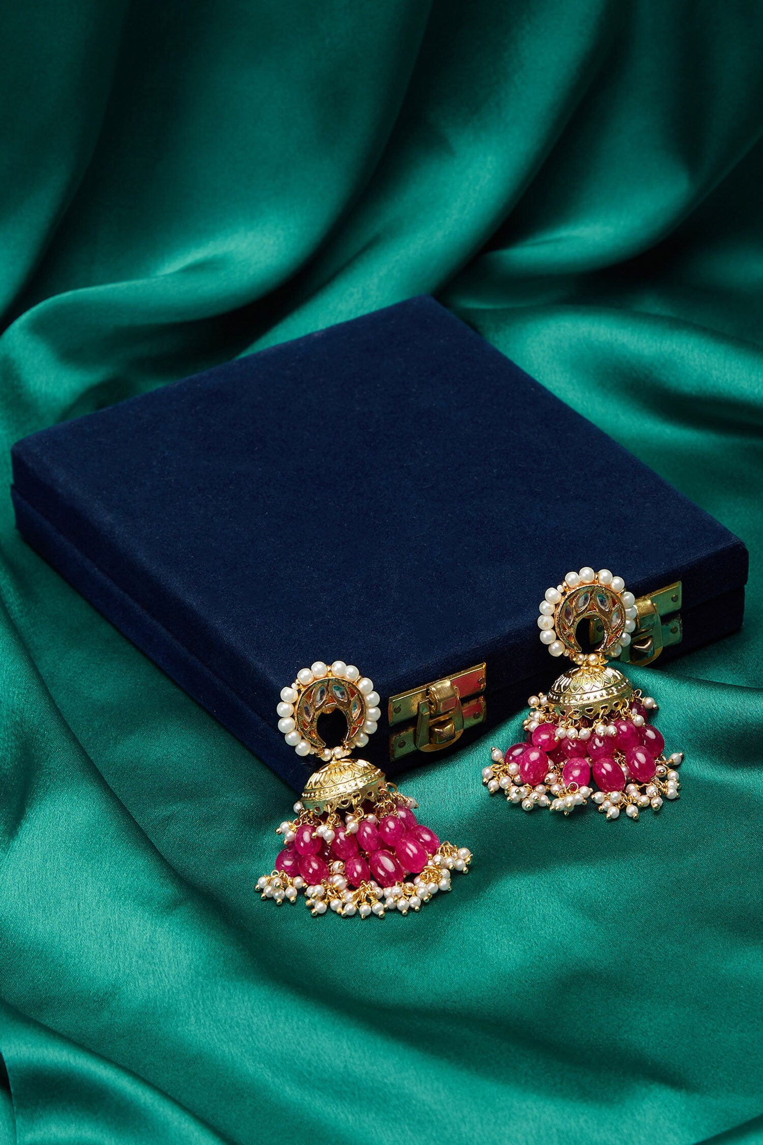 Jhumka chandbali earrings 