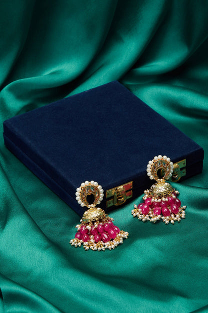 Jhumka chandbali earrings 