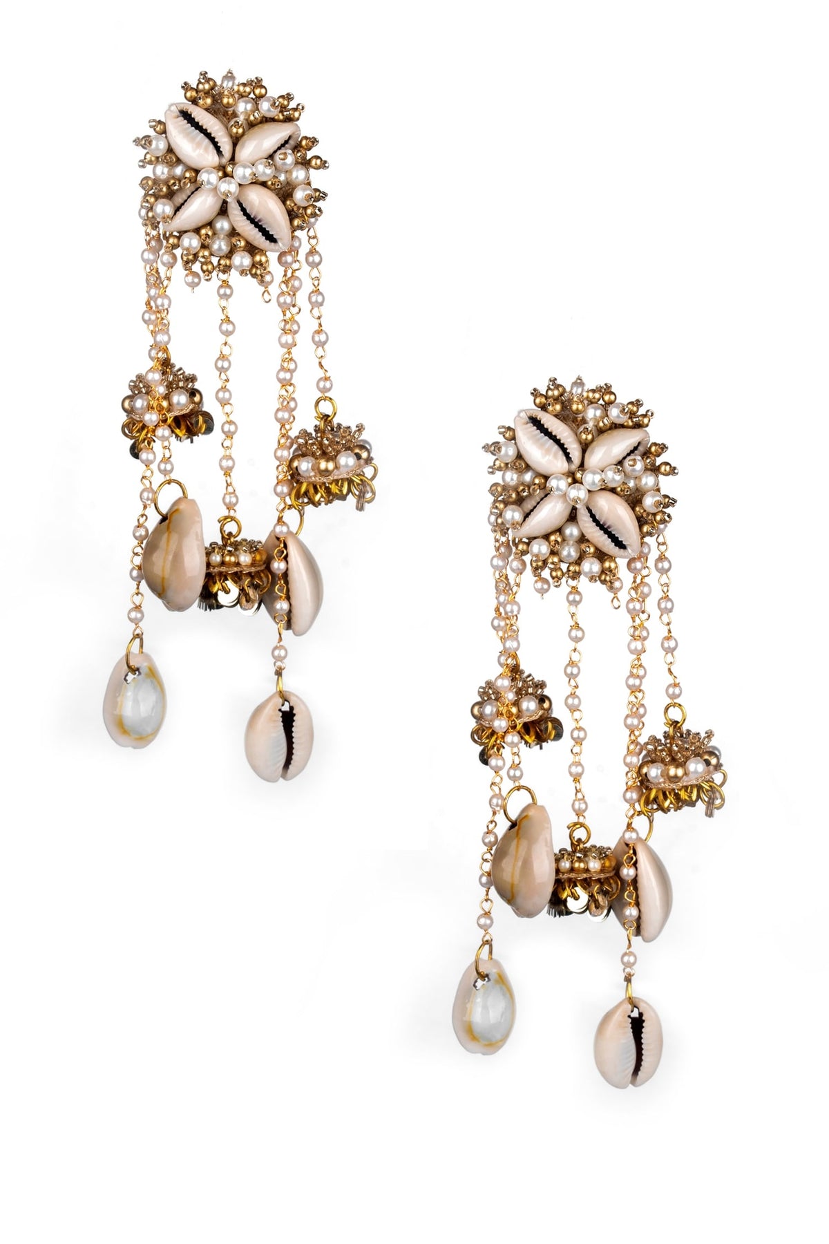 Shell Drop Dangler Earrings 