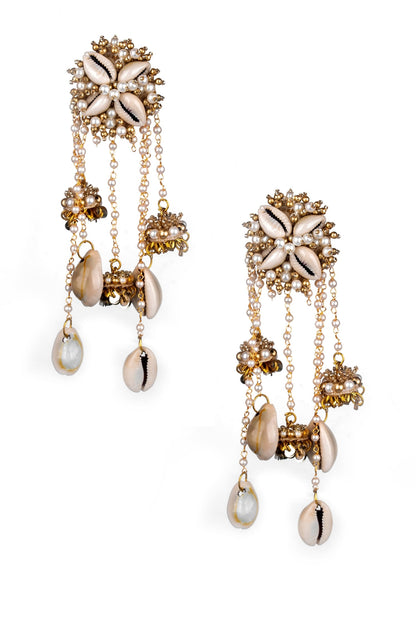 Shell Drop Dangler Earrings 