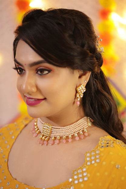 Bead Layered Choker Set 