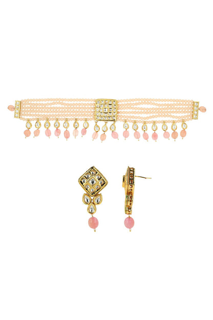 Bead Layered Choker Set 