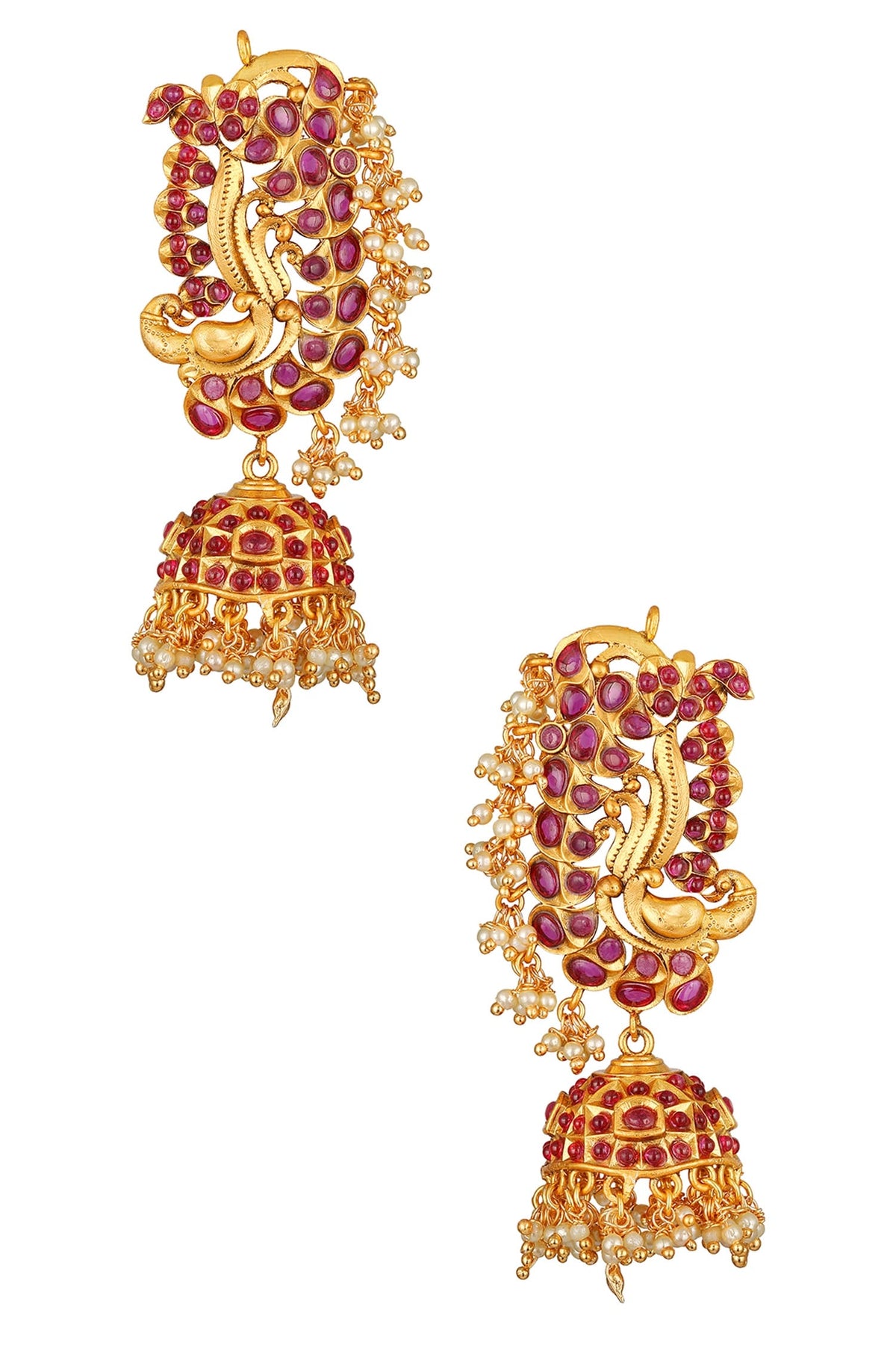 Pearl Embellished Earrings 