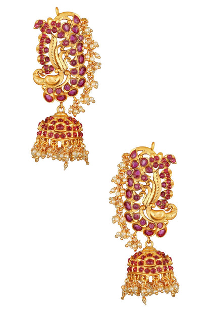 Pearl Embellished Earrings 
