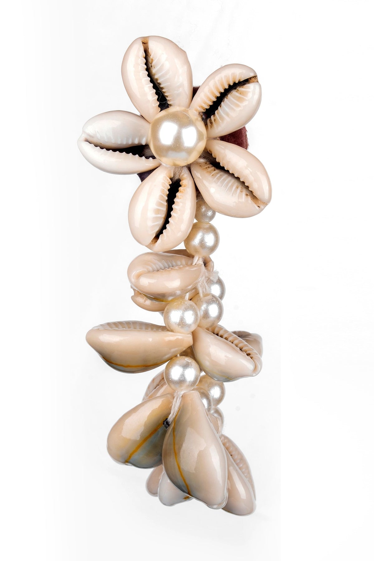 Shell Embellished Dangler Earrings 