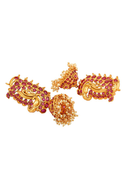 Pearl Embellished Earrings 