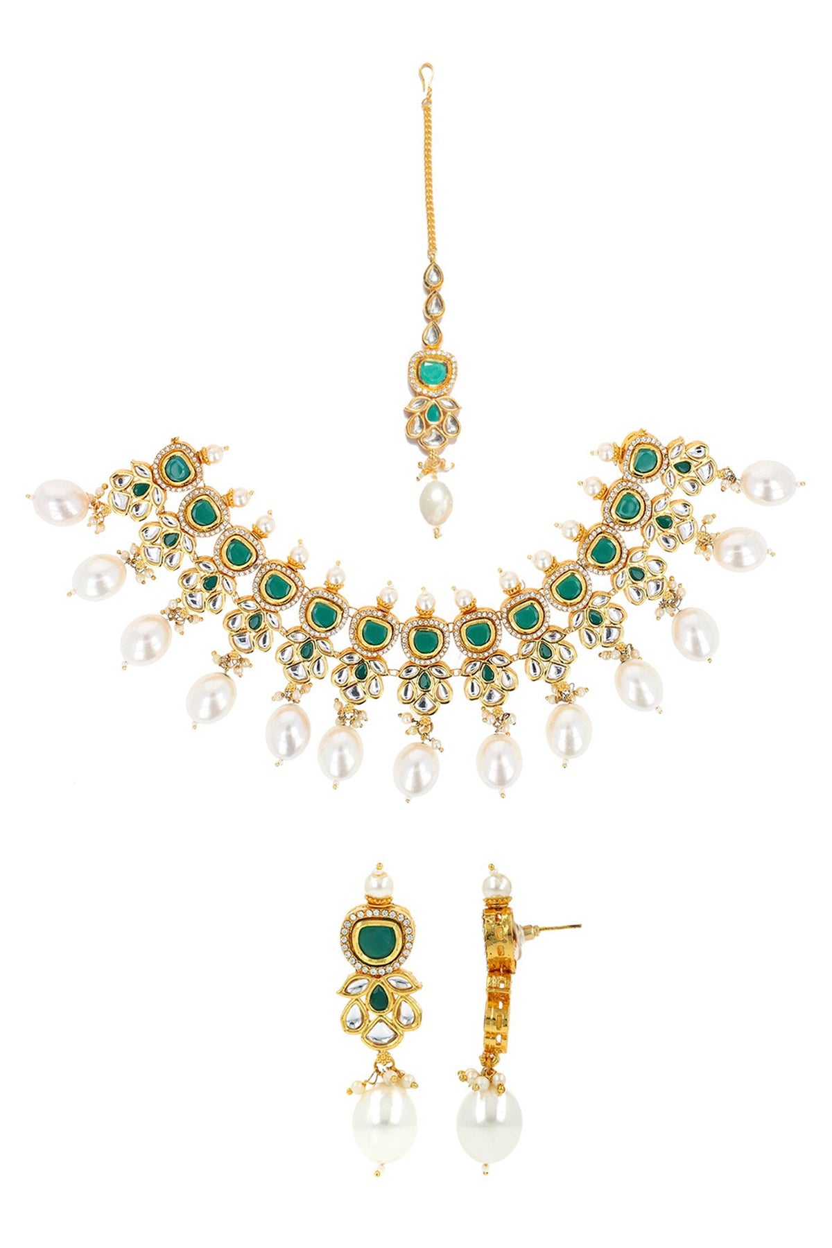 Pearl Drop Choker Set 