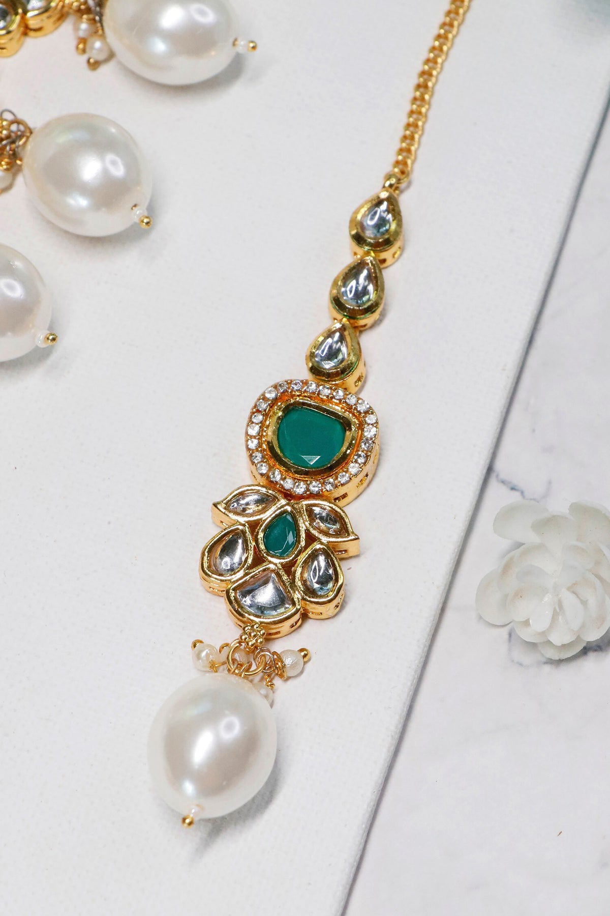 Pearl Drop Choker Set 