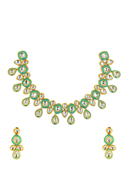 Embellished Kundan Choker Set 