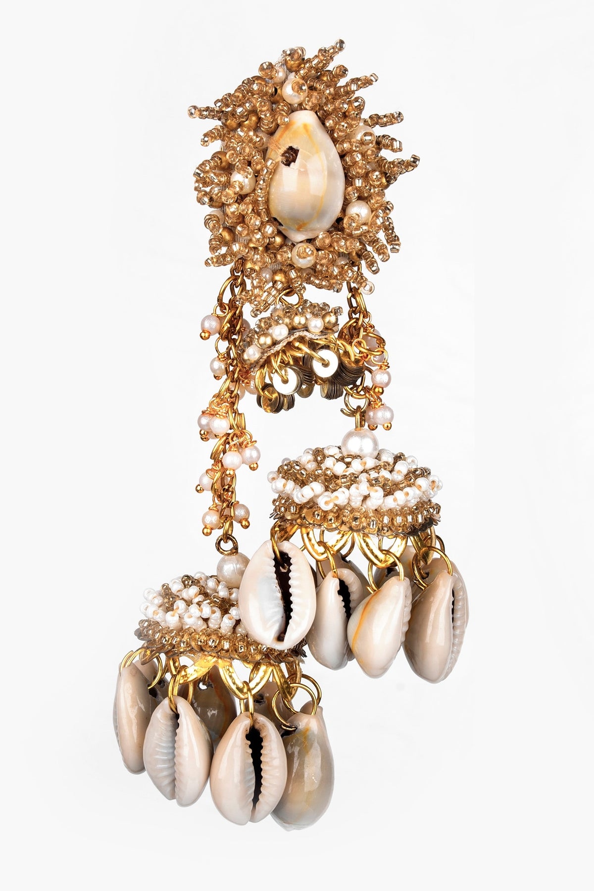 Shell Embellished Earrings 