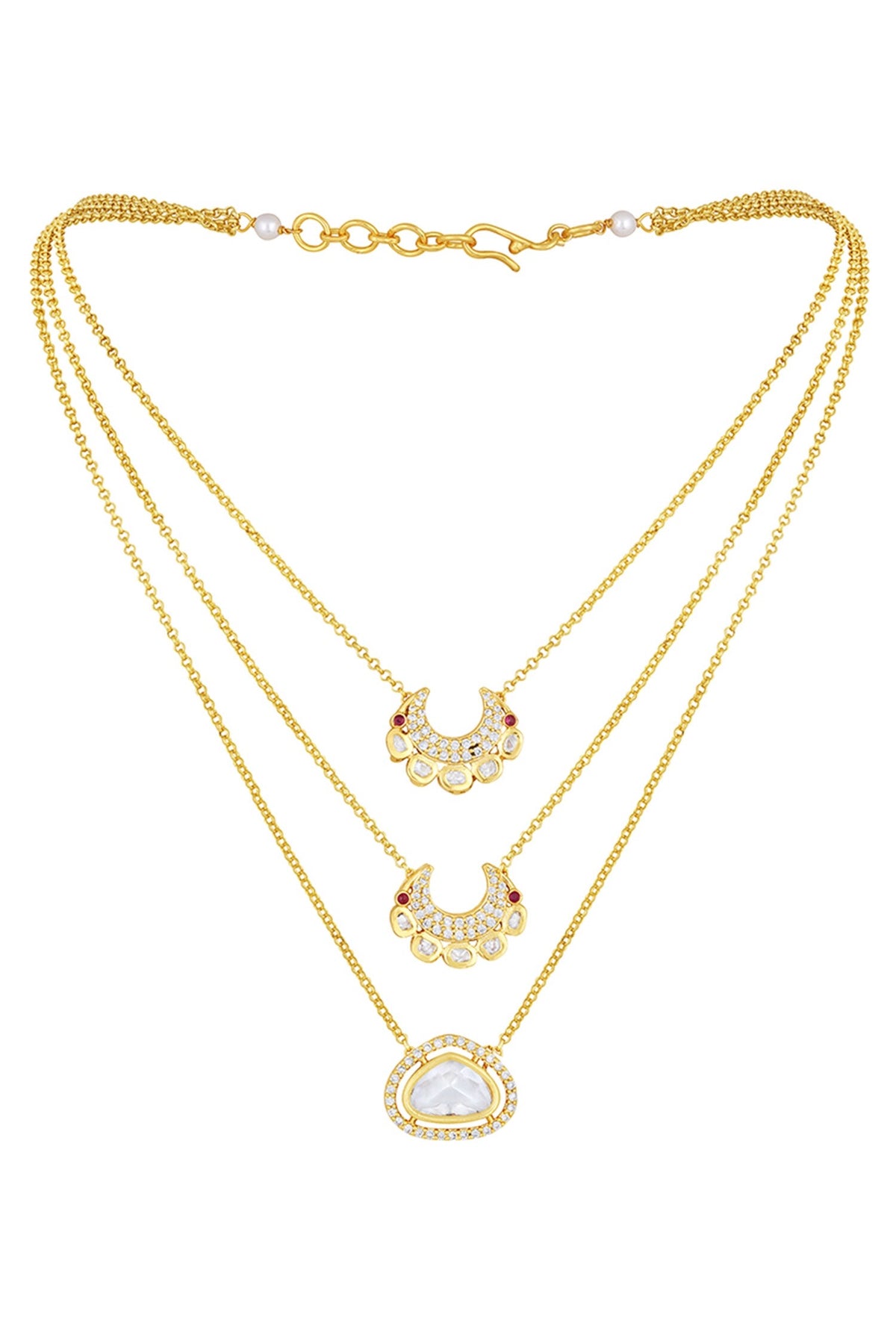 Layered Pendant Necklace 