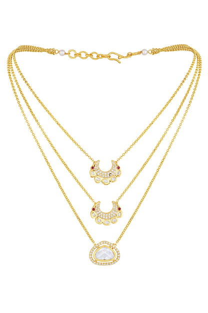Layered Pendant Necklace 