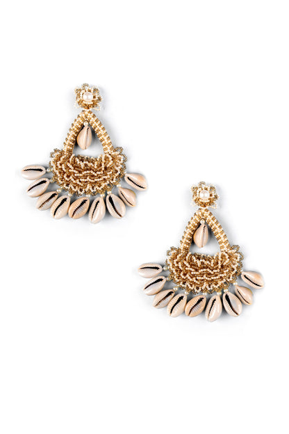 Shell Drop Dangler Earrings 