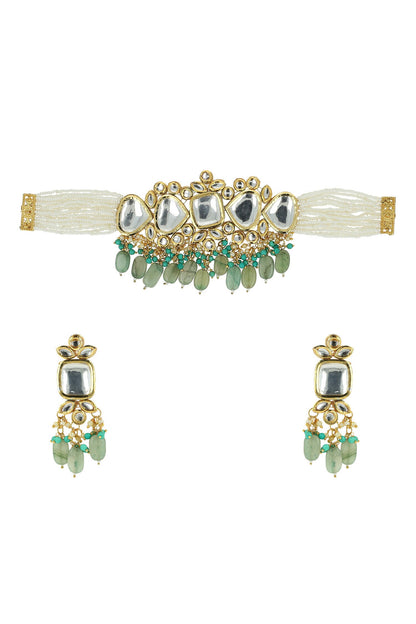 Bead Drop Choker Set 