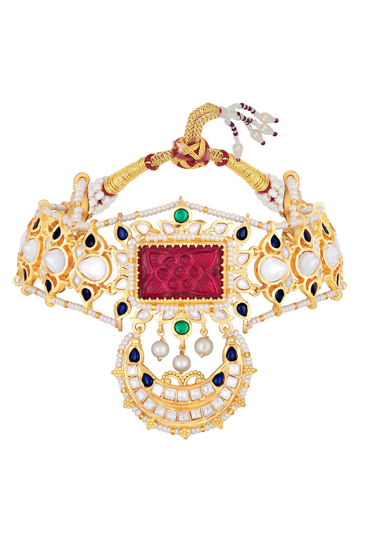Kundan Embellished Choker Set 