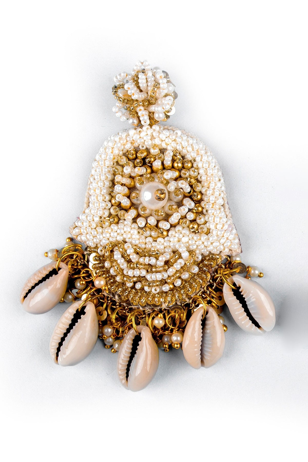 Shell Drop Embellished Earrings 
