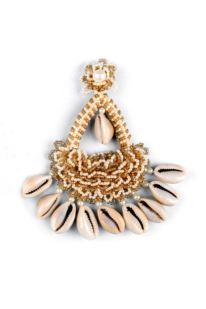 Shell Drop Dangler Earrings 