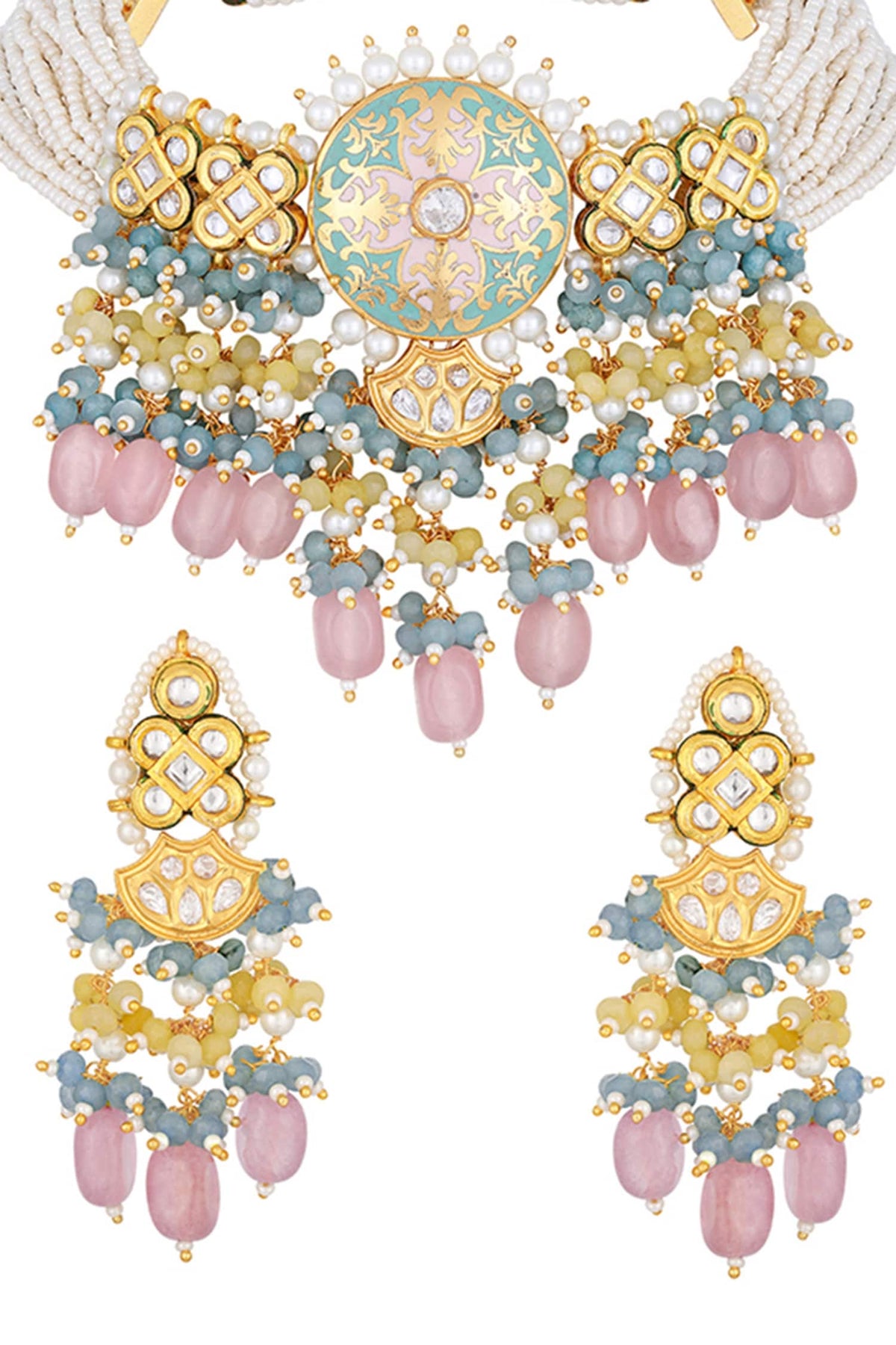 Kundan Embellished Choker Set 