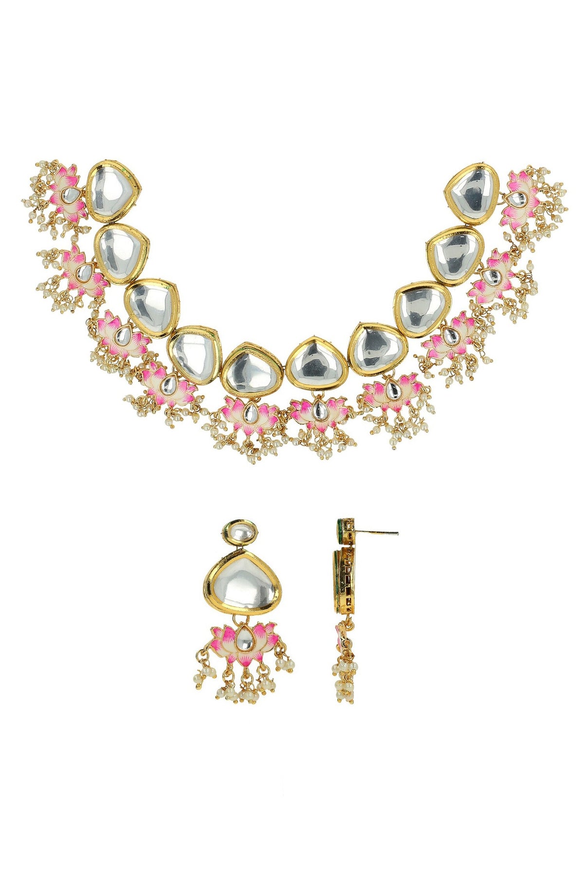 Lotus Drop Choker Set 