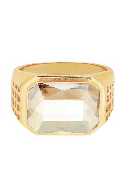 Geometric Embellished Ring 