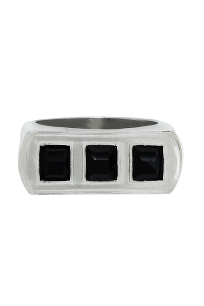 Geometric Encrusted Ring 