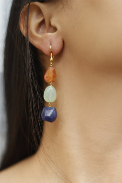 Natural Stone Earrings 