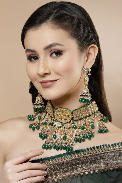 Kundan Embellished Choker Set 
