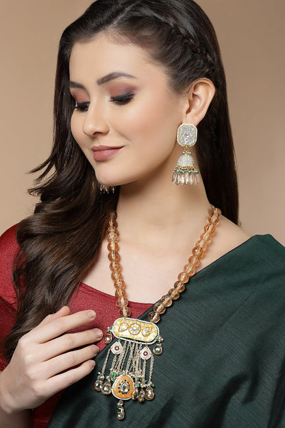 Stone Embellished Jhumkis 