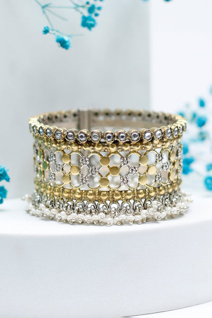 Nazmin Pearl Embellished Bracelet 
