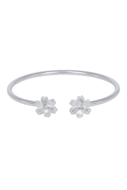 Asma Floral Open Bracelet 