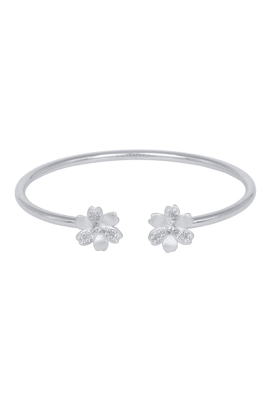 Asma Floral Open Bracelet 