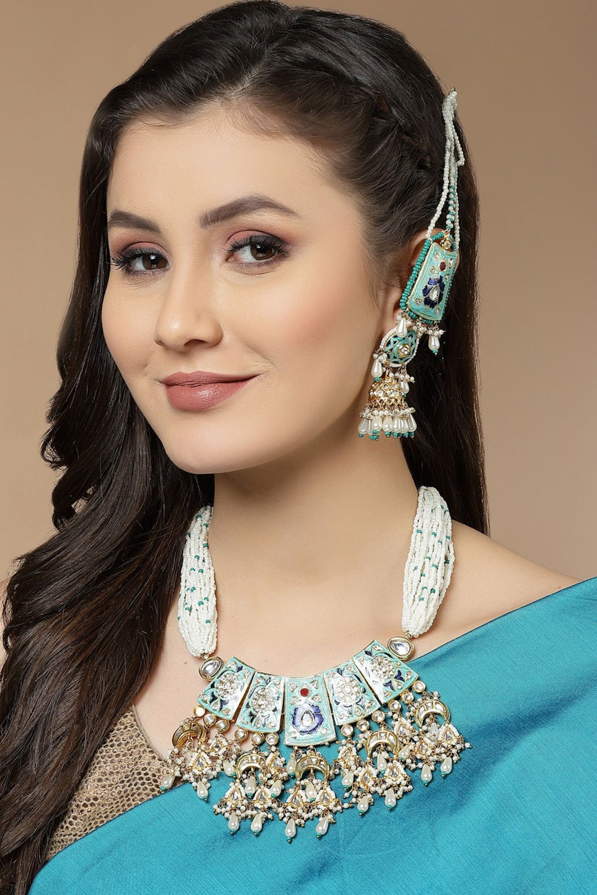 Meenakari Work Choker 