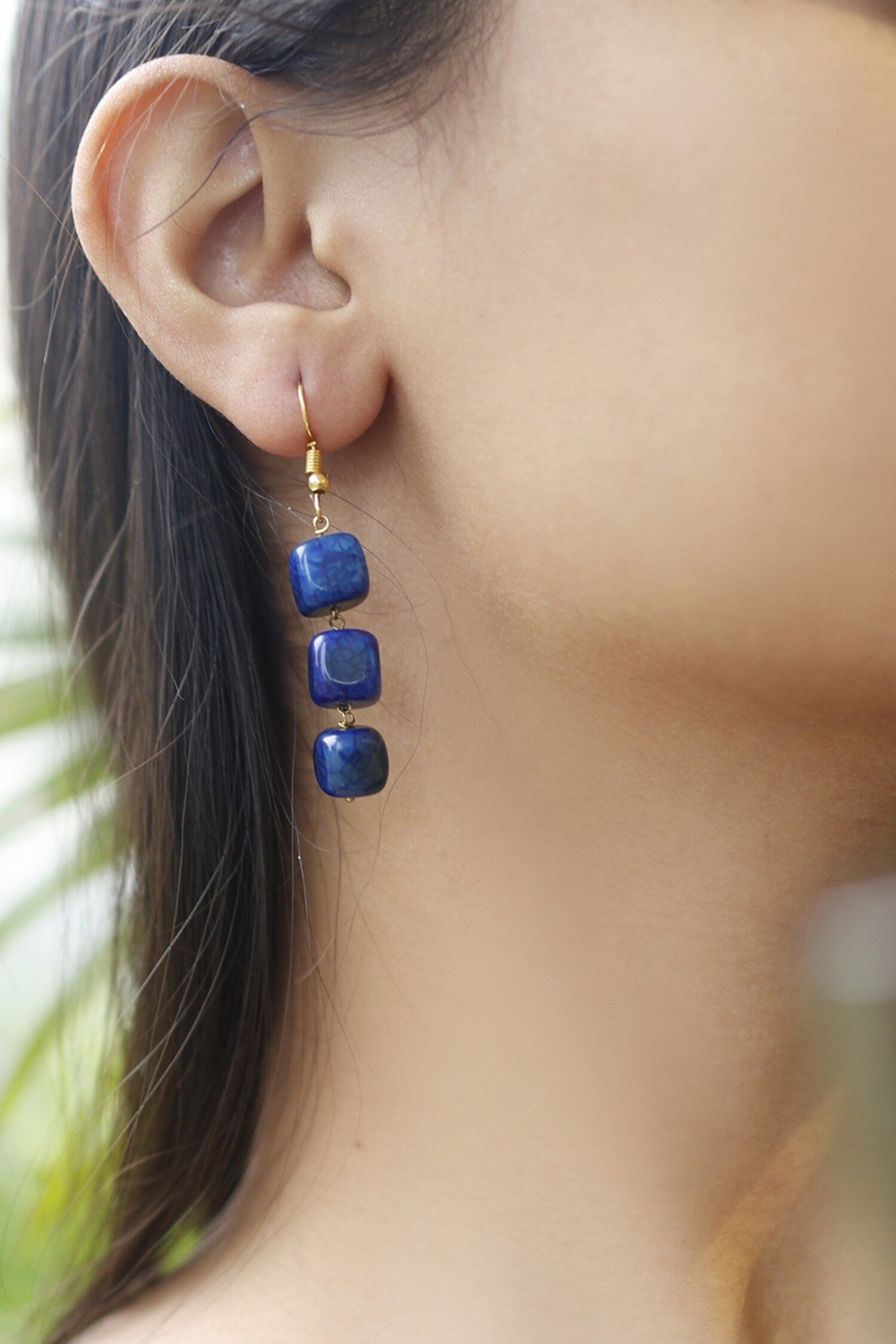Cube Dangler Earrings 