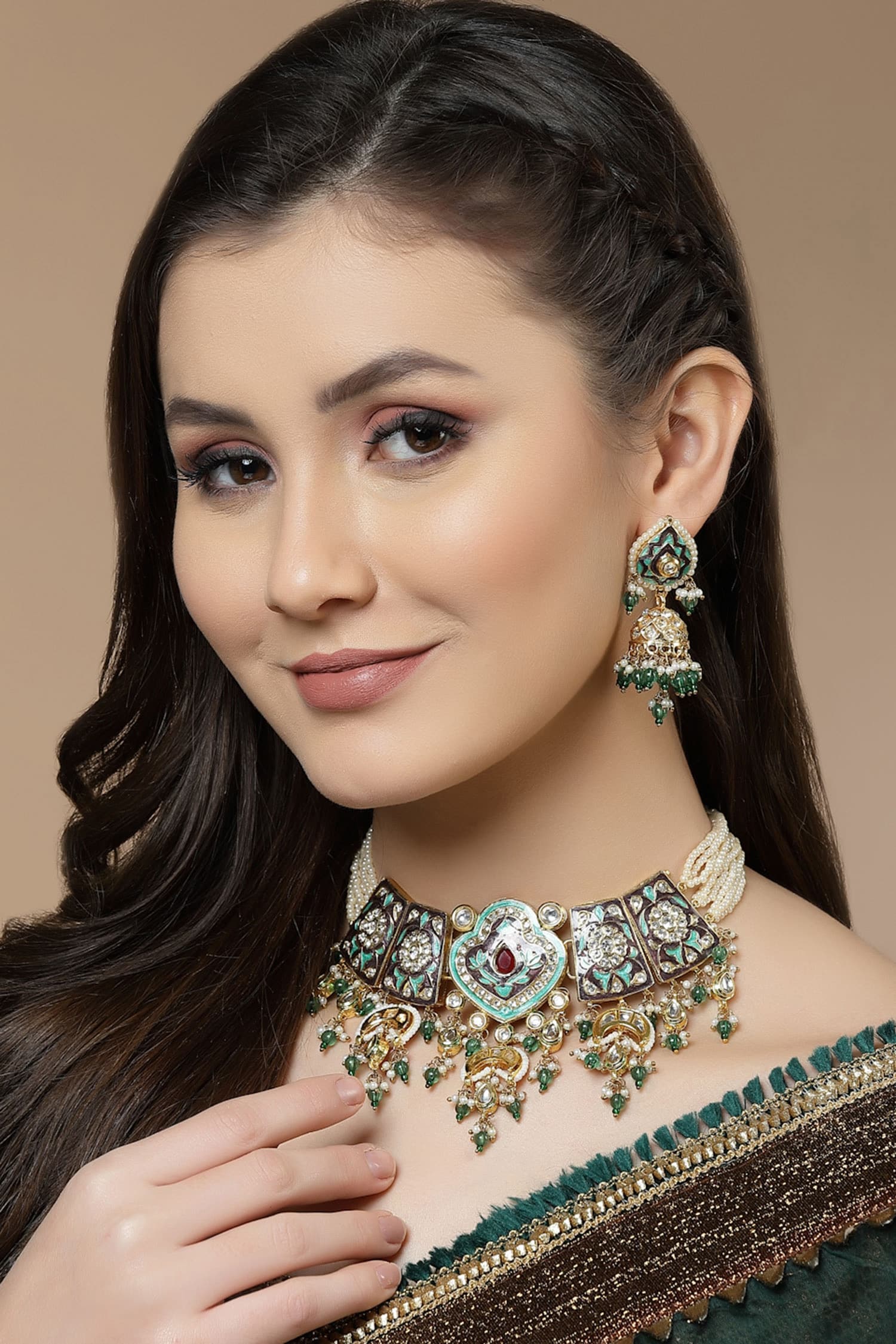Tear Drop Shape Jhumkis 