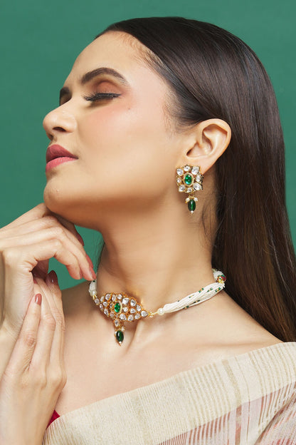 Kundan Studded Choker Set 