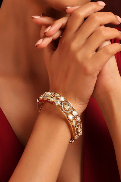 Polki Embellished Kada 