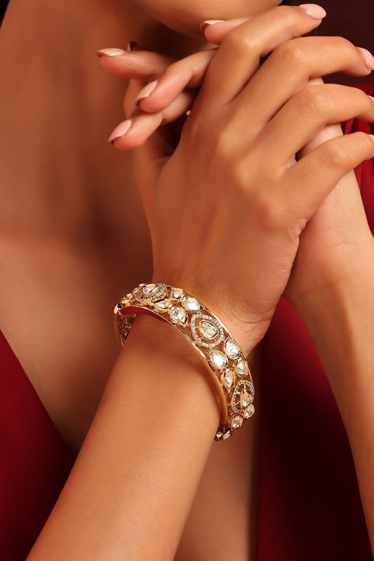 Polki Embellished Kada 