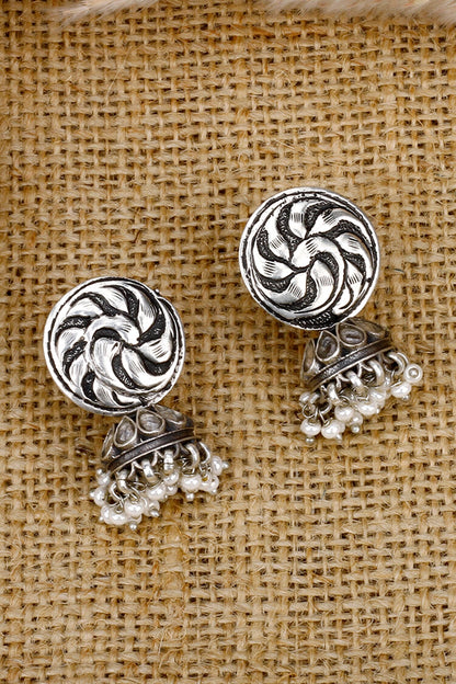 Sia Round Shaped Jhumkas 