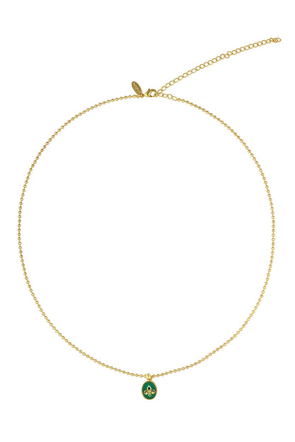 Onyx Embellished Necklace 
