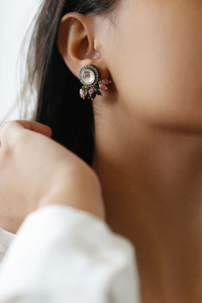 Polki Encrusted Earrings 