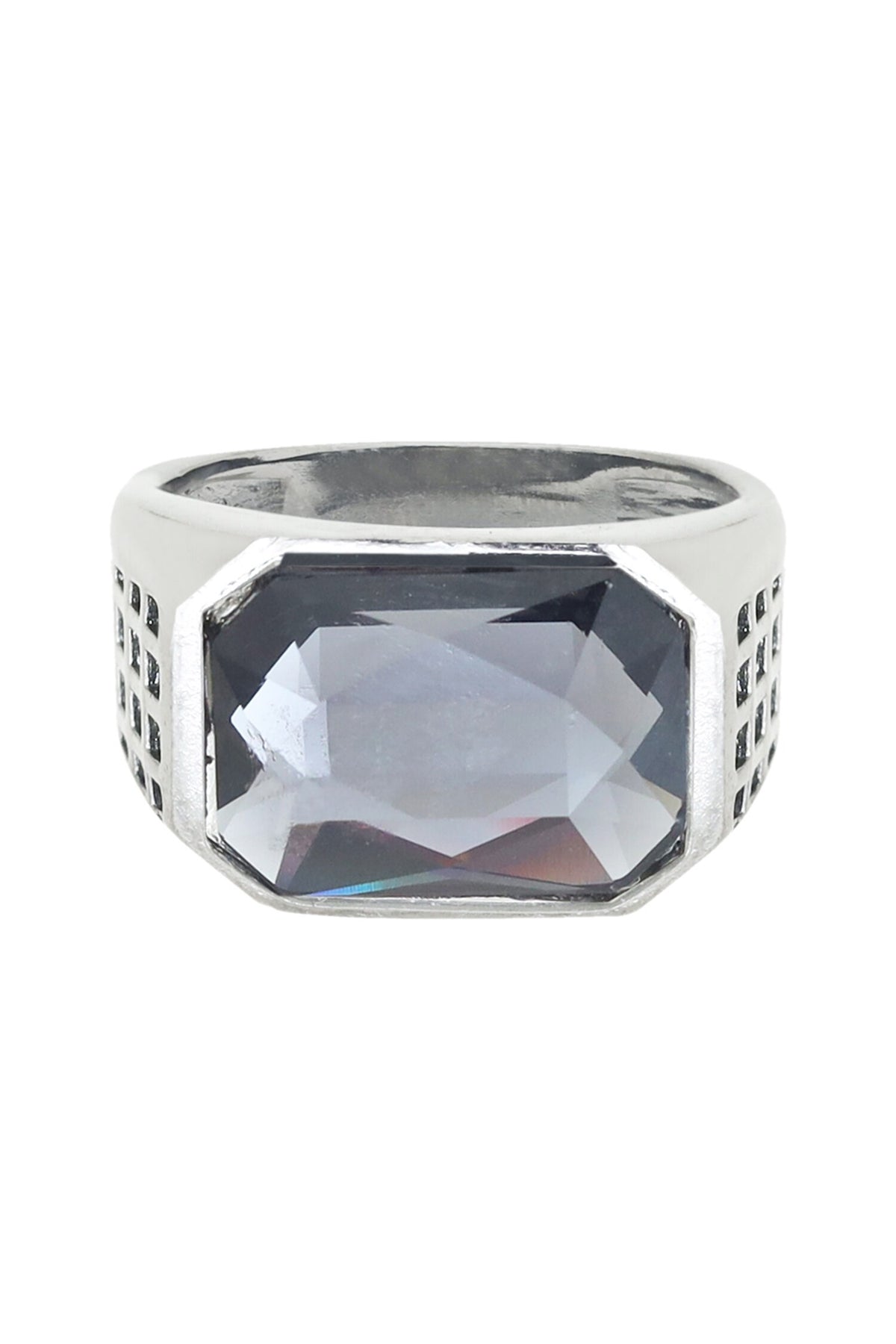 Cut Work Stone Embellished Ring 