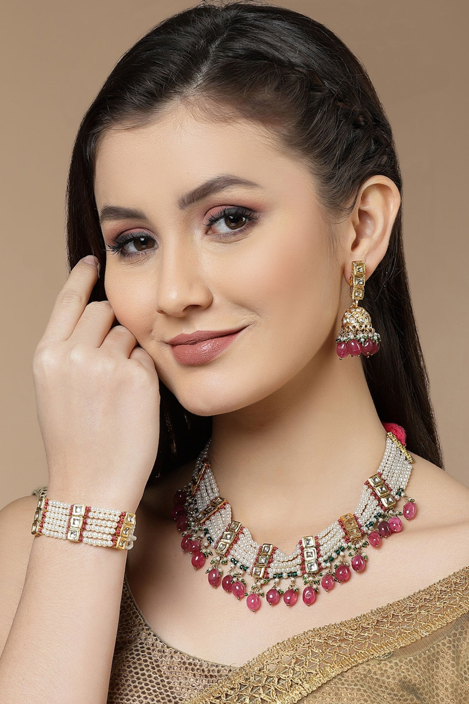 Multi Layered Pearl Bracelet 